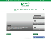 Tablet Screenshot of new.agroinform.tj